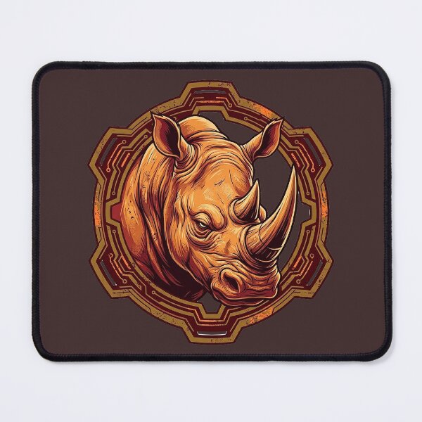 Item preview, Powerful Rhino Tech Border Art designed and sold by DenelleGui.