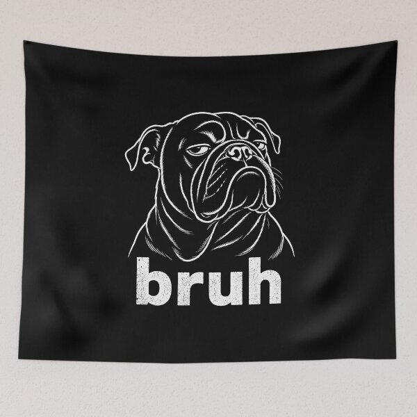 Item preview, Bruh Funny French Bulldog designed and sold by zoes-ink.