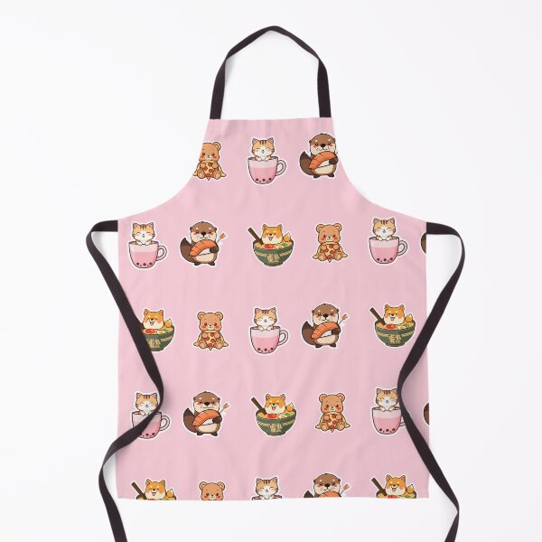 Item preview, Cute Kawaii Food Animals Sticker Pack designed and sold by Octupussy.