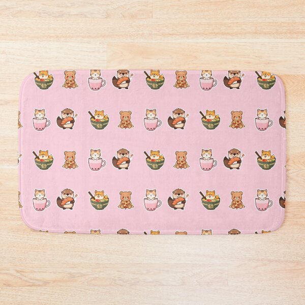 Item preview, Cute Kawaii Food Animals Sticker Pack designed and sold by Octupussy.
