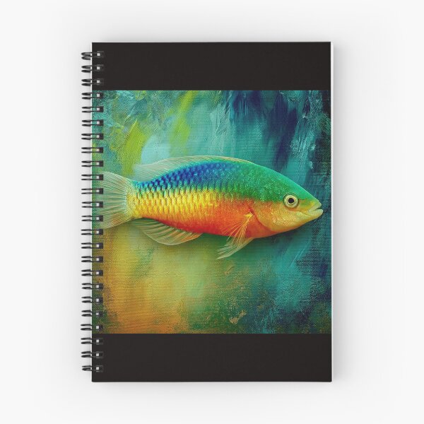 Item preview, Rainbow Wrasse Symphony: A Vibrant Color Beneath the Waves #3 designed and sold by Helios Be. Lavsh.