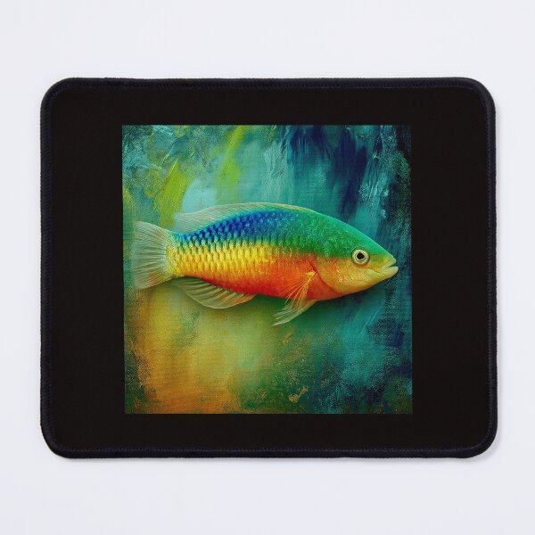 Item preview, Rainbow Wrasse Symphony: A Vibrant Color Beneath the Waves #3 designed and sold by Helios Be. Lavsh.