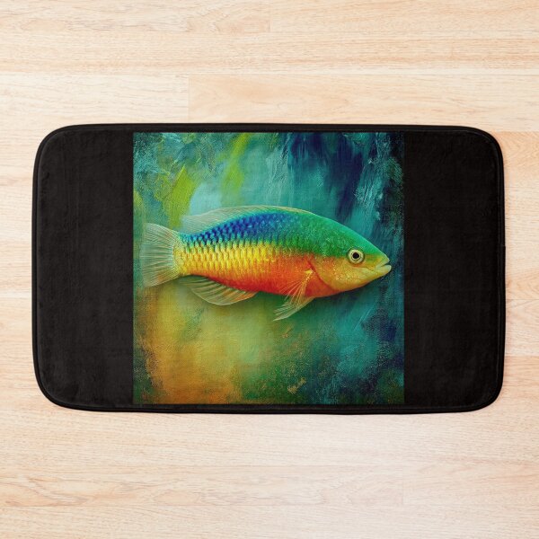 Item preview, Rainbow Wrasse Symphony: A Vibrant Color Beneath the Waves #3 designed and sold by Helios Be. Lavsh.