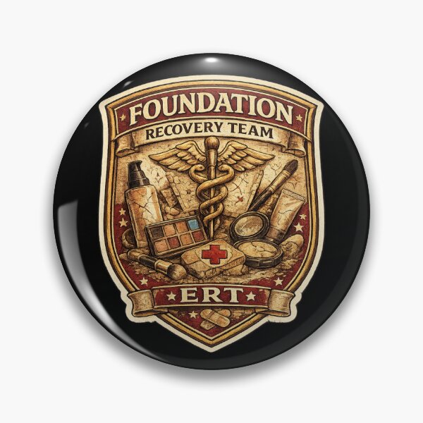 Item preview, Foundation Recovery Team | Funny Makeup Emergency Response Badge | Beauty Lover Design designed and sold by MrDev.