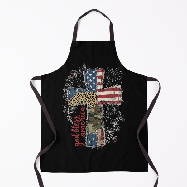 Item preview, Patriotic Cross God Bless America Patchwork Camo Flag designed and sold by longngusuc.
