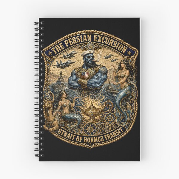 Item preview, The Persian Excursion - Strait of Hormuz Transit Naval Art designed and sold by RoyalOrderGallery.