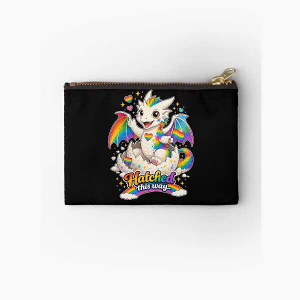 Item preview, Hatched This Way Pride Dragon designed and sold by Hatchling Hollow.
