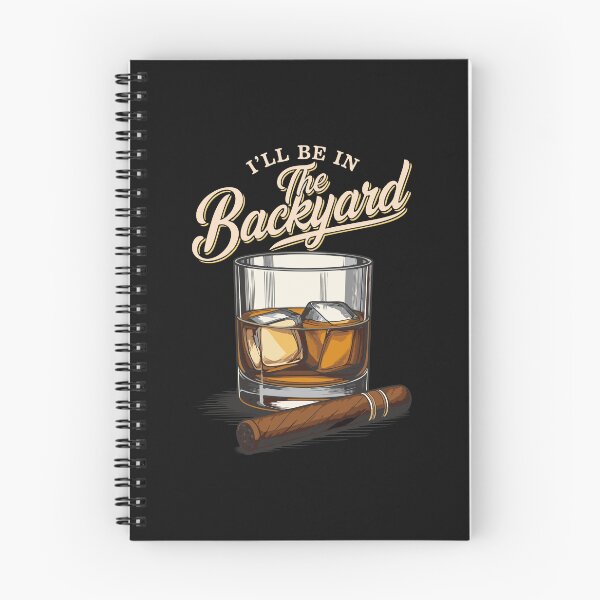 Item preview, Funny Drinking I'll Be in The Backyard Bourbon Cigar Lover Fathers Day Gift designed and sold by alenaz.