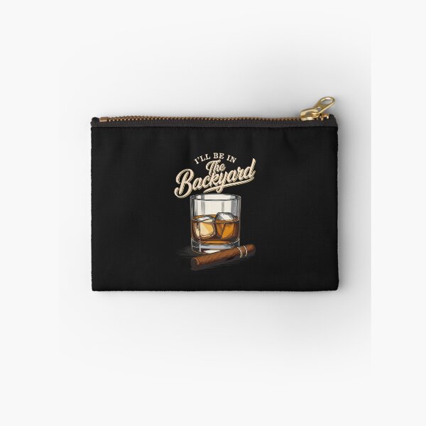 Item preview, Funny Drinking I'll Be in The Backyard Bourbon Cigar Lover Fathers Day Gift designed and sold by alenaz.