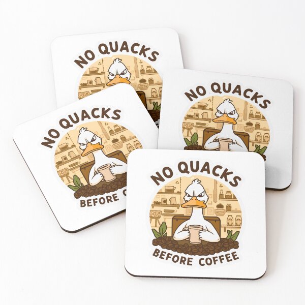 Item preview, Angry Duck Coffee Club Sticker designed and sold by Artify Walls.