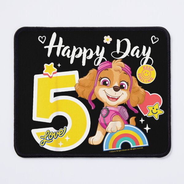 Item preview, Paw Patrol Skye Happy Day Number Five Birthday Rainbow Girls designed and sold by SiddoMingalo.