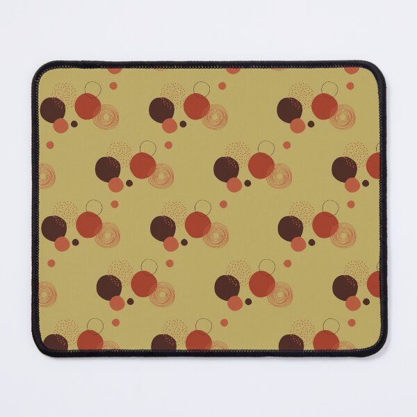 Item preview, Mid Century Modern Circle Pattern — Retro Earth Tones Seamless designed and sold by Dino-Lune.