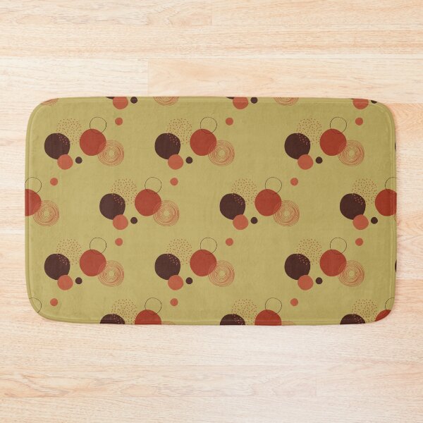 Item preview, Mid Century Modern Circle Pattern — Retro Earth Tones Seamless designed and sold by Dino-Lune.