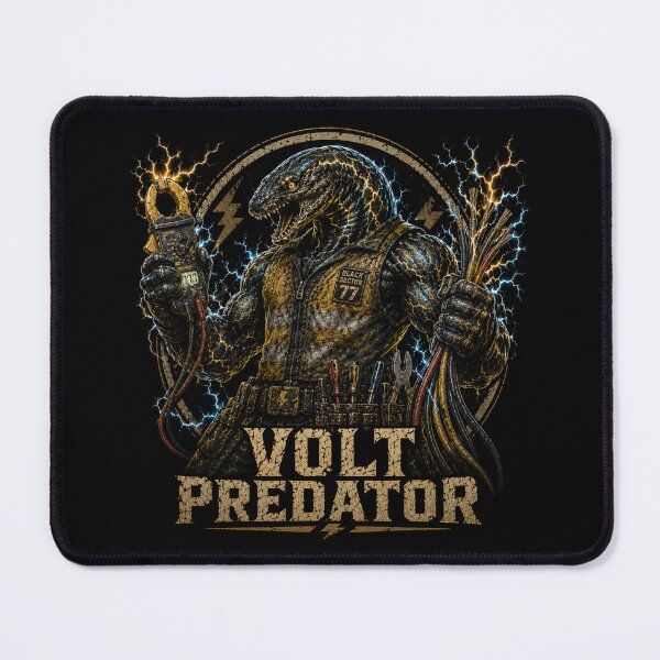 Item preview, Volt Predator – Electrician Monster BlackSector77 designed and sold by BlackSector77.