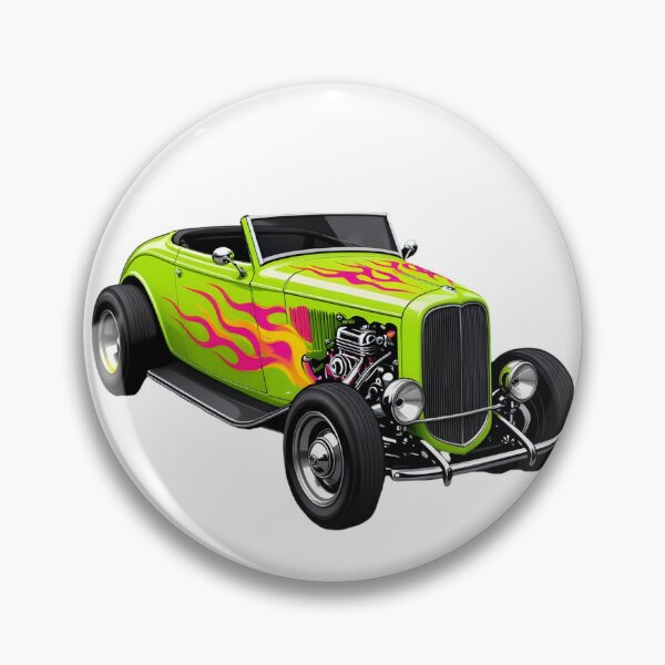 Item preview, Lime Green Hot Rod Convertible Night Cruise designed and sold by rgagliardi2017.