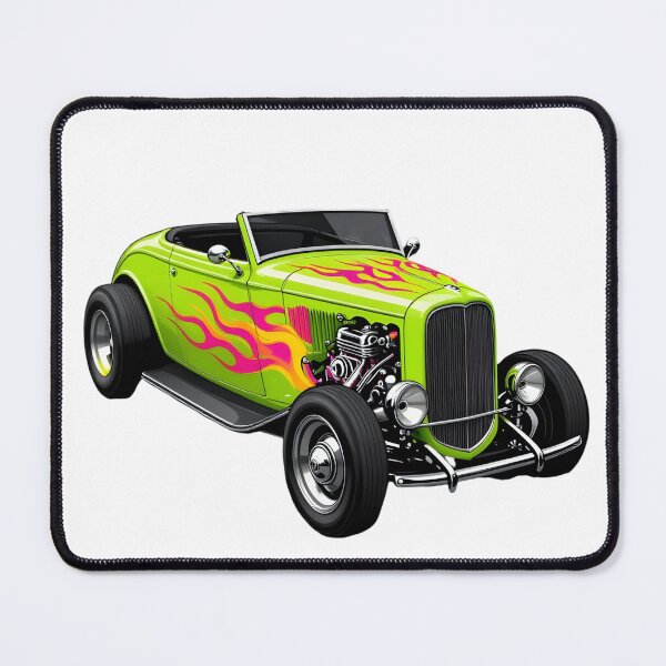 Item preview, Lime Green Hot Rod Convertible Night Cruise designed and sold by rgagliardi2017.
