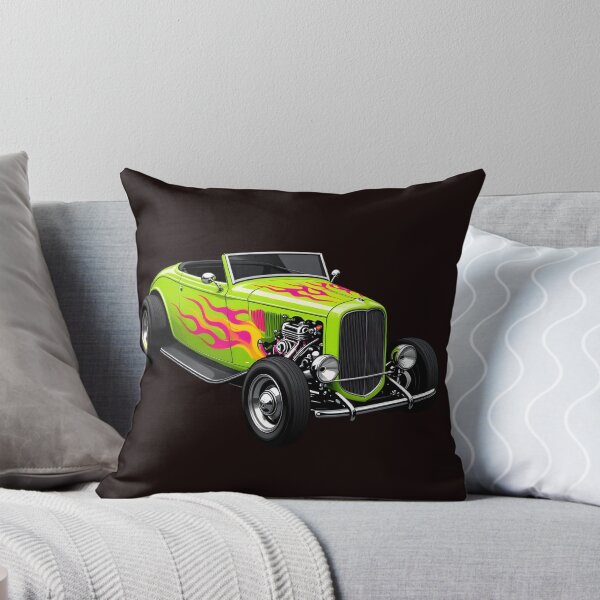 Item preview, Lime Green Hot Rod Convertible Night Cruise designed and sold by rgagliardi2017.