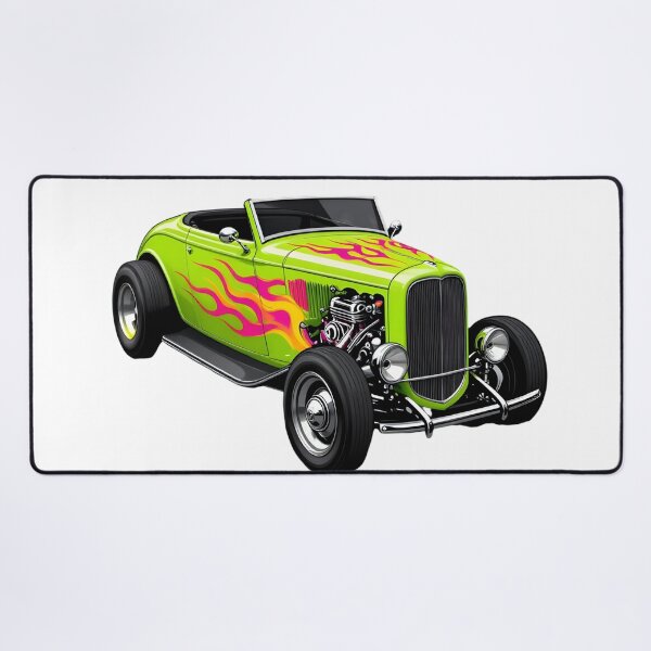 Item preview, Lime Green Hot Rod Convertible Night Cruise designed and sold by rgagliardi2017.