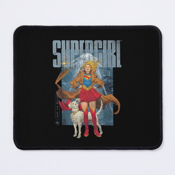 Item preview, Supergirl Kara Zor El Comic Book Style Krypto Superdog designed and sold by SiddoMingalo.
