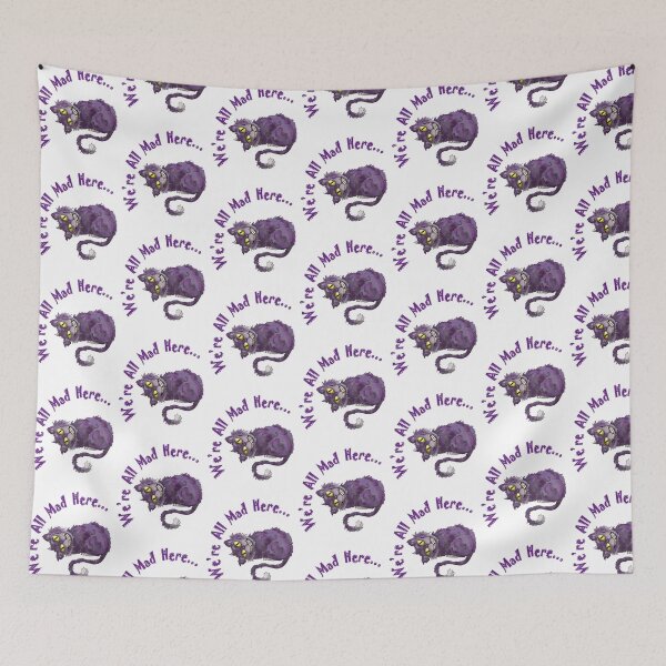 Item preview, Wonderland Cheshire Cat - We're All Mad Here... designed and sold by TimJenkinsArt.