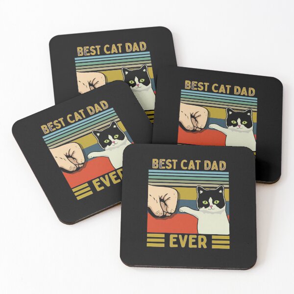 Item preview, Best Cat Dad Ever Fist Bump Graphic Tee designed and sold by SoyLamderma.