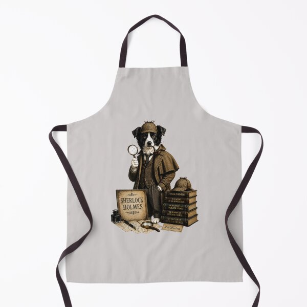 Item preview, Sherlock Holmes Border Collie Literary Character Dog Detective designed and sold by Caradestrella.