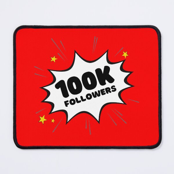 Item preview, 100K Followers Comic Explosion T-Shirt Funny Social Media Gift Influencer Tee designed and sold by oonproducts.