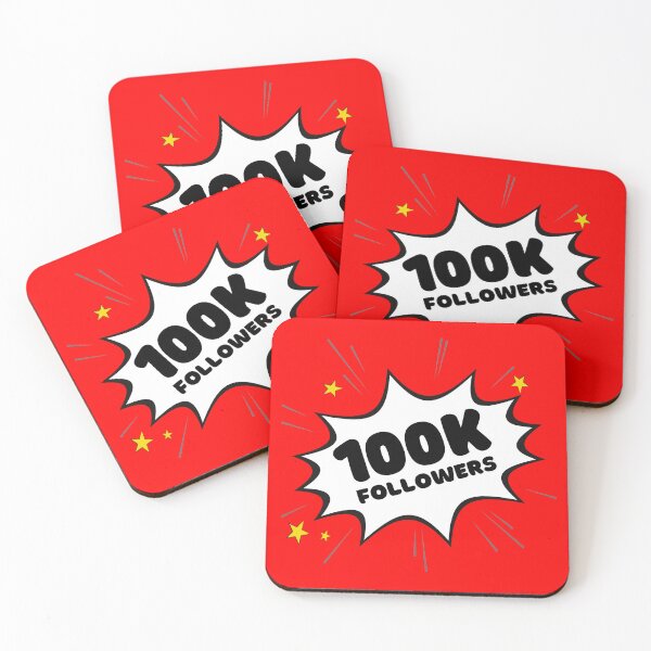 Item preview, 100K Followers Comic Explosion T-Shirt Funny Social Media Gift Influencer Tee designed and sold by oonproducts.