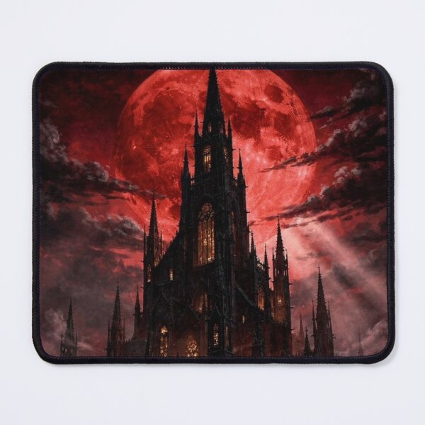 Item preview, Dark Gothic Castle Under Blood Moon designed and sold by VelarisMoon.