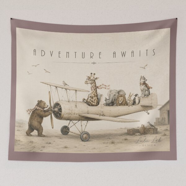 Item preview, Adventure Awaits – The Ark Airlines designed and sold by LuluLeb.