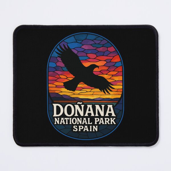 Item preview, Donana National Park Spain Stained Glass designed and sold by TomFrontierArt.