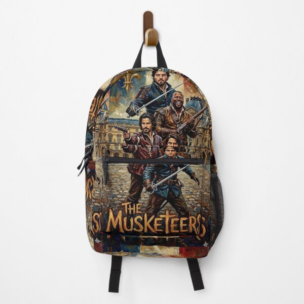 Item preview, All for One, One for All – The Musketeers Fine Art Print designed and sold by Art's Diner.