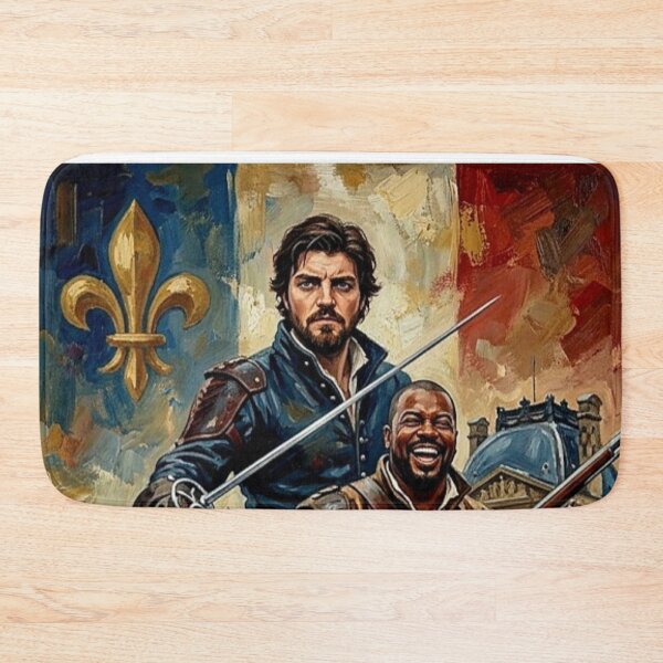 Item preview, All for One, One for All – The Musketeers Fine Art Print designed and sold by Art's Diner.