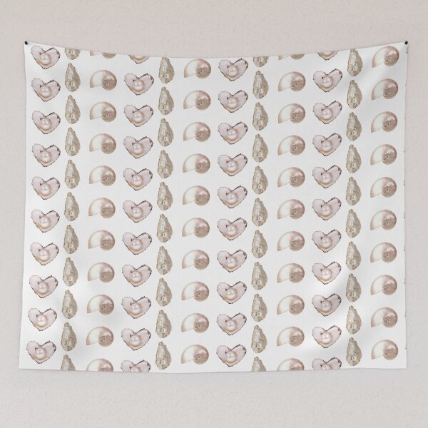 Item preview, pearly oyster shells sticker pack 2 designed and sold by inainart.
