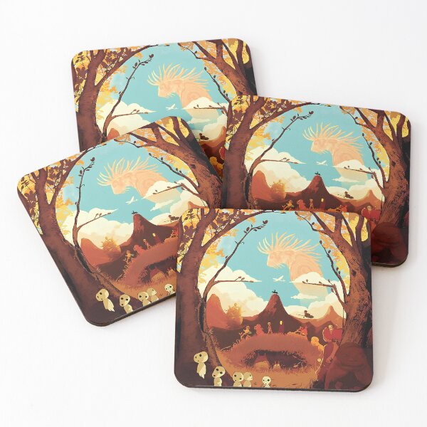 Item preview, Cute kawaii art spirits forest [[momomonoke]]  -%[ghiblis]%-  aways  designed and sold by mc-montgomery.