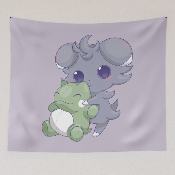 Item preview, Psychic Kitty with a Substitute Doll designed and sold by BlueLocketeer.