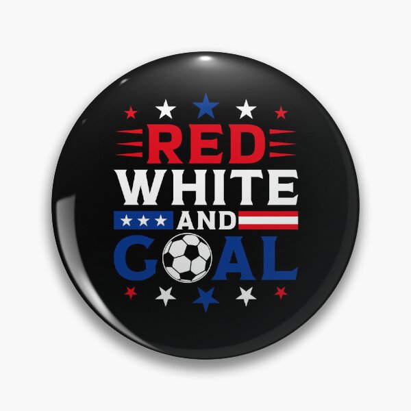 Artikelvorschau, Rot, Weiß und Tor – USA Fußball 2026 entworfen und verkauft von gunaone-design.