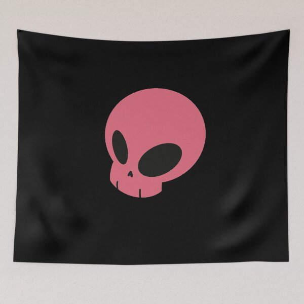 Item preview, Cute floating skull pink designed and sold by AngelPainter.