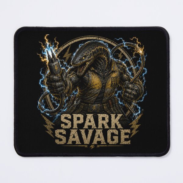 Item preview, Spark Savage – Electric Eel Electrician Monster BlackSector77 designed and sold by BlackSector77.