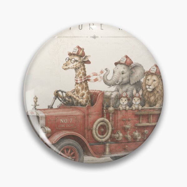 Item preview, Adventure Awaits – Fire Brigade Friends - Ark Animals designed and sold by LuluLeb.