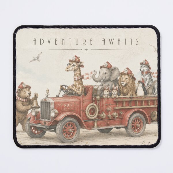 Item preview, Adventure Awaits – Fire Brigade Friends - Ark Animals designed and sold by LuluLeb.