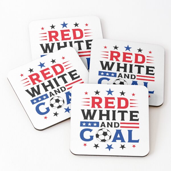 Item preview, Red White Goal USA Soccer 2026 Patriotic Soccer designed and sold by gunaone-design.