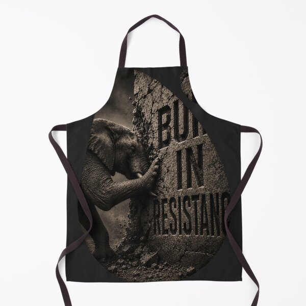 Item preview, Solo Founder Built In Resistance Elephant Brutalist Art Print designed and sold by SavannaStrikes.