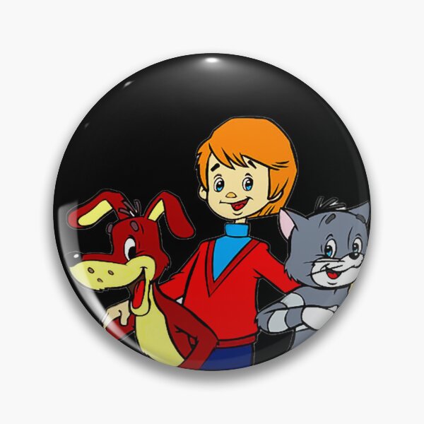 Item preview, Classic Cartoon Friends - Vintage Boy, Cat, and Dog Retro Animation  designed and sold by Tokraz-art.