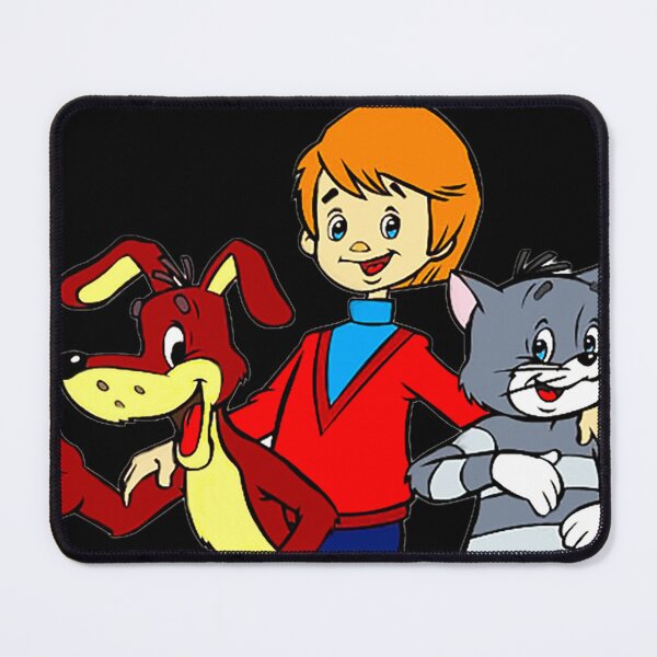 Item preview, Classic Cartoon Friends - Vintage Boy, Cat, and Dog Retro Animation  designed and sold by Tokraz-art.