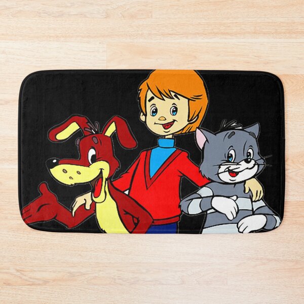 Item preview, Classic Cartoon Friends - Vintage Boy, Cat, and Dog Retro Animation  designed and sold by Tokraz-art.