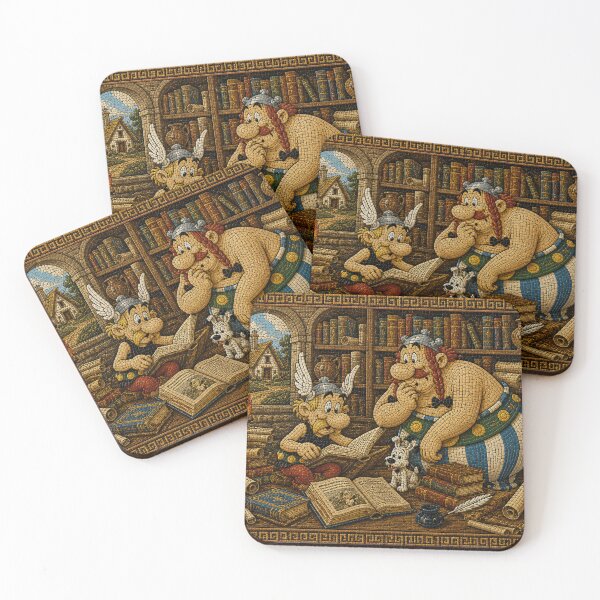 Item preview, Asterix and Obelix – Guardians of the Ancient Library designed and sold by JcAbstractArt.