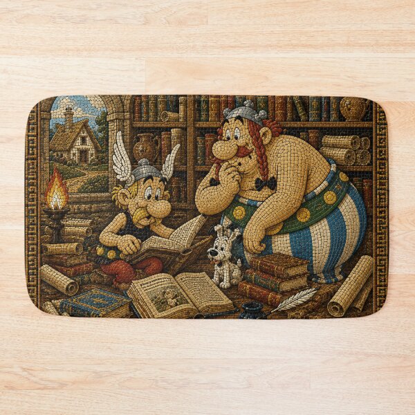 Item preview, Asterix and Obelix – Guardians of the Ancient Library designed and sold by JcAbstractArt.