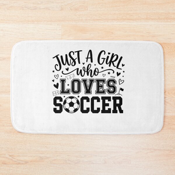Item preview, Just A Girl Who Loves Soccer designed and sold by BrunoLinuxArt.