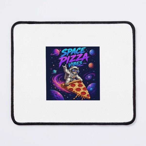 Item preview, Space Pizza Vibes Astronaut Cat Cosmic Cosmic Slice designed and sold by EDynamicpro.